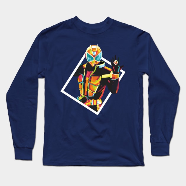 Kamen Rider Wizard Long Sleeve T-Shirt by desilutfiaa